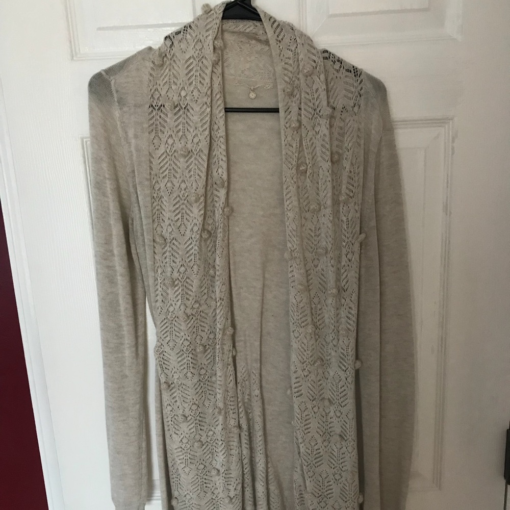 Cream cardigan